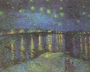 Vincent Van Gogh Starry Night over the Rhone (nn04) USA oil painting reproduction